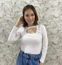 Gambar MODAVIE - RACHEL CROP TOP Longsleeve Crop Tee Baju Atasan Lengan Panjang Tarzan Knit Croptop - BLACK, S dari modavie undefined 3 Tokopedia