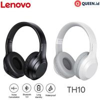 Gambar Lenovo TH10 Headset Bluetooth 5.0 Wireless Wired Dual Mode Stereo Bass Headphone AUX 3.5mm - Putih dari DIESAT STORE undefined 2 Tokopedia