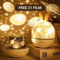 Gambar Lampu proyektor tidur Langit bintang bulan anak kamar tidur hias rotate lagu lucu karakter anak dari Santi Nshop undefined 5 Tokopedia
