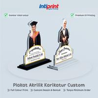Gambar Plakat Akrilik Custom Wisuda Graduation - Pelakat Hadiah Kelulusan / Pernikahan / Ulang Tahun - A6 dari Inti Print undefined 2 Tokopedia