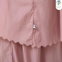 Gambar MAIA BY HASYA - Mukena Traveling Kiara Series Polos Terbaru (Bonus Sajadah Muka Dan Gantungan Cantik) Mukena Nylon Parasut Silk Premium Tas Kecil Mini Pouch Jumbo Size Lasser Cut - Kiara 005 dari Balalamp undefined 4 Tokopedia