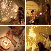 Gambar Lampu proyektor tidur Langit bintang bulan anak kamar tidur hias rotate lagu lucu karakter anak dari Santi Nshop undefined 4 Tokopedia