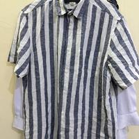 Gambar kemeja salur linen pendek hnm dari perygutkondisyen undefined 1 Tokopedia