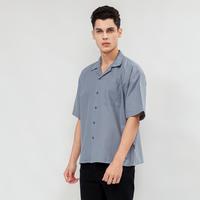 Gambar CASUALUXE Cuban Bowling Boxy Oversized Linen Shirt  | Kemeja Oversize Linen Lengan Pendek - Putih, L dari Casualuxe.id undefined 4 Tokopedia