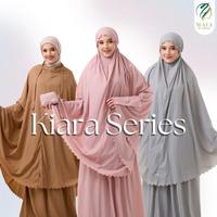 Gambar MAIA BY HASYA - Mukena Traveling Kiara Series Polos Terbaru (Bonus Sajadah Muka Dan Gantungan Cantik) Mukena Nylon Parasut Silk Premium Tas Kecil Mini Pouch Jumbo Size Lasser Cut - Kiara 005 dari Balalamp undefined 1 Tokopedia