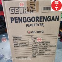Gambar GF101G MESIN PENGGORENGAN GORENG GAS DEEP FRYER 6L GETRA GF 101G 101 G dari Semangat Teknik undefined 3 Tokopedia