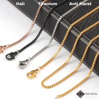 Gambar Kalung Nama Fantastic Titanium Anti Karat Custom Lapis Emas kado ultah ready stok dari Fransisca Andrea undefined 5 Tokopedia