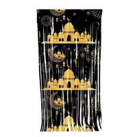 Gambar MURAH TIRAI FOIL LEBARAN DEKORASI CAFE RESTO HIASAN HARI RAYA IDUL FITRI BANNER RAMADAN MURAH READY - SS-14 FOIL HJAU dari Anggi strore undefined 3 Tokopedia