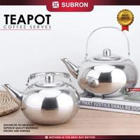 Gambar Teko teh kopi saringan stainless  Subron Teapot round 16 cm dari TASHIEN undefined 2 Tokopedia