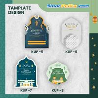 Gambar Kartu Ucapan Lebaran | Kartu Ucapan Bentuk Custom | Murah Berkualitas - AP 260, KUP - 1 dari Sinar Pelita Printing undefined 5 Tokopedia