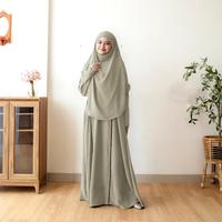 Gambar Abaya One Set Khimar Premium - 5, S dari Farhan Adventures undefined 3 Tokopedia