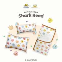 Gambar [BEST QUALITY] HIKARUSA X BABY SHARK SELIMUT ANAK DOUBLE LAYER BLANKET TENCEL - 80cm x 100cm, Shark Swim dari Taruna Abadi Official undefined 1 Tokopedia