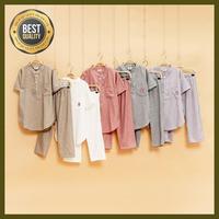 Gambar baju koko anak laki laki setelan umur 5 - 12 tahun muslim anak kurta best quality - Broken white, M (5-6 Tahun) dari Shulha Mall undefined 5 Tokopedia