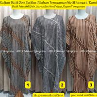 Gambar Daster Kaftan Batik Asli Solo Premium Rayon Super dari MEERZAstore undefined 1 Tokopedia