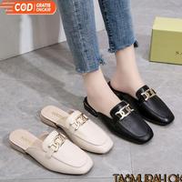 Gambar SEPATU SANDAL SELOP MULES WANITA IMPORT BRANDED ANTI SLIP ON BATAM ORI - Black, 35 dari Julians store id undefined 1 Tokopedia