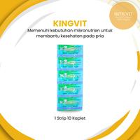 Gambar KINGVIT QUEENVIT | Vitamin penyubur kandungan, Promil, Program Hamil, Pria Wanita, Penyubur Sperma, Oligocare, Ovocare - kingvit 10 kaps dari Nutrivit Surabaya undefined 2 Tokopedia