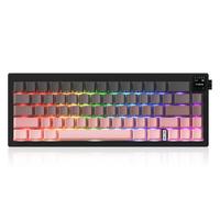Ajazz AK650 Pro 65% Triple Mode Wireless RGB Mechanical Gaming Keyboard Hotswappable - foto 4