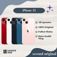 Gambar iPhone 13 128GB 256GB 512GB Second BEKAS ORIGINAL 100% MULUS 13 NORMAL FULLSET - 13 128GB, Midnight dari LINDA818SHOP undefined 1 Tokopedia