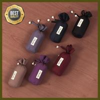 Gambar fazilla mukena terusan traveling mini pouch jumbo dewasa parasut korea best quality - Hitam dari Shulha Mall undefined 2 Tokopedia