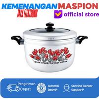 Gambar Panci - Steamer - Kukusan MASPION PGUNK22 - 22Cm + Tutup Kaca dari Kemenangan Jaya Electro undefined 2 Tokopedia