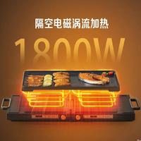 Gambar Induction Cooker 1800W Double-head Folding Hot Pot Roast Intelligent Portable Cooking Multifunctional Roaster for Home Use dari JimmyCar undefined 4 Tokopedia