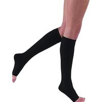 Gambar Best Jobst Reli Knee High Graduated Compression Socks 3040Mmhg Comfortable Unisex Design Open Toe Black XLarge PetiteMurah dari WineralMarket undefined 2 Tokopedia
