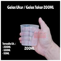 Gambar Gelas Ukur 200ML / Gelas Takar 200ML / Gelas Takar Plastik 200ML dari Kimia store LTC 3 undefined 2 Tokopedia