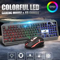 Gambar terlaris Keyboard hp dan Mouse Combo RGB Keyboard pc LED usb untuk Laptop eksternal keyboard Gaming full set accessories komputer set - 1000 DPI-Black dari ridhomu001 undefined 1 Tokopedia