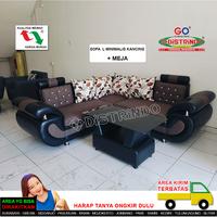 Gambar DISTRINDO Sofa Tamu Minimalis / Sofa Sudut / Sofa Leter L dari Go Distrindo Mebel Surabaya undefined 1 Tokopedia
