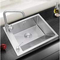 Gambar DV002 Laundry basin with washboard Balcony 304 stainless steel laundry sink 50/55/60*45*22cm Optional with faucet set single sink dari JimmyCar undefined 1 Tokopedia