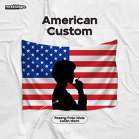 Gambar Bendera Amerika Idol Korea Request Custom Fag Minji , American Flag Aespa,  American FlAG NCT Merch Decor - American, 90x60 cm dari MRZKI PRODUCTION undefined 1 Tokopedia