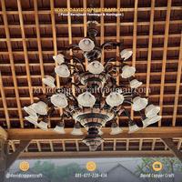 Gambar Lampu Robyong Tembaga - Lampu Gantung Joglo dari David Copper Craft undefined 3 Tokopedia