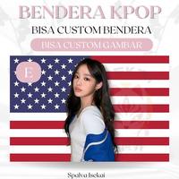 Gambar Terbaru Bendera Kpop Kim Minji Newjeans / Kpop Flag / Bendera Amerika Kpop / Custom Kpop Tapestry / Tapestri Kpop - MINJI B, TC S dari Shamisen undefined 4 Tokopedia