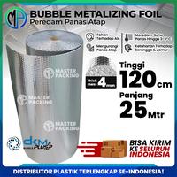 Gambar Bubble Alumunium Foil 120cm x 25m Insulation Foil Peredam Panas Atap dari MasterPacking undefined 1 Tokopedia