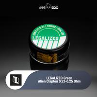 Gambar LEGALIZED Green Alien Clapton 0.23-0.25 Ohm dari Zoomer Store_NEW undefined 1 Tokopedia