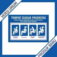 Gambar Stiker Kursi Tunggu Prioritas Versi Umum dari deriatmajastoree undefined 2 Tokopedia