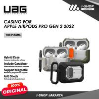Gambar Casing Apple Airpods Pro Series 2th Generation 2022 UAG Tide Plasma Hybrid Hard Soft Case TPU PC Bumper Shockproof Cover Slim Ring Magsafe Nirkabel Carabiner Keychain Strap Security Lock - black dari i- Shop Jakarta undefined 1 Tokopedia