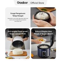 Gambar Rice Cooker GAABOR RC50M-BE01A Magic Com 400W 2,2L Serbaguna Anti Lengket Penghangat Nasi dari Mitra Elektrik Plb undefined 2 Tokopedia
