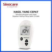 Gambar Sinocare / Sinoheart Paket Hemat Safe Accu Alat Tes Gula Darah Glukosa Cek Gula Darah 25 Set - Paket Lengkap dari Sinomed Healthcare undefined 5 Tokopedia