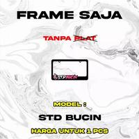 Gambar TERLARIS Plat Nomor Akrilik Baut Tanam Custom Huruf Timbul ( Universal Semua Motor ) - HURUF STANDAR, Depan Saja dari SATURN PEDIA undefined 1 Tokopedia