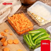Gambar Silicook Food Container Flat - Korean #1 Food Container Organizer Kotak Makanan Penyimpanan Kulkas Fridge Refrigerator Box Makan - White, Container Flat 1900m dari Silicook Indonesia undefined 5 Tokopedia