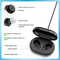 Gambar Alat Bantu Dengar Charger Untuk Lansia Tuli Kurang Pendengaran Tunarungu Portabel Baterai Bisa Isi Ulang Alat Bantu Pendengaran - Hitam dari TGA Toko Gede Abadi undefined 5 Tokopedia