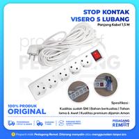 Gambar Stop Kontak Kabel 5 Lubang Berkualitas / Colokan Listrik Tombol Saklar SNI dari Pedagang Remote_NEW undefined 1 Tokopedia