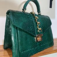 Gambar Tas Aldo kulit Asli phyton, warna hijau emerald size 30 cm dari Dvivelbagsnake76 undefined 2 Tokopedia