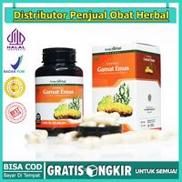 Gambar Obat Penurun Kolesterol Tinggi, Hipertensi, Darah Tinggi, Mengatasi Penyakit Jantung, Sesak Nafas, Kencing Manis, Gula Darah Tinggi, Diabetes, Asam Lambung, Maag Kronis, Aman Untuk Ibu Menyusui, DENGAN KAPSUL GAMAT EMAS - gamat emas dari AS-SYFA HERBAL undefined 2 Tokopedia