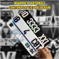 Gambar TERLARIS Plat Nomor Akrilik Baut Tanam Custom Huruf Timbul ( Universal Semua Motor ) - HURUF STANDAR, Depan Saja dari SATURN PEDIA undefined 5 Tokopedia