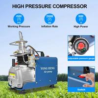 Gambar 300Bar 4500Psi PCP High Pressure Air Compressor Adjustable Auto-Stop Electric Compressor for PCP Scuba Inflator Tank dari ZigZag Com undefined 2 Tokopedia