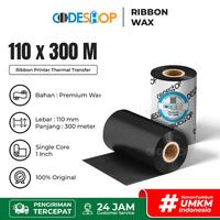 Gambar Ribbon CODESHOP Premium Wax 110 X 300 Tinta Printer Barcode dari Codeshop Indonesia undefined 1 Tokopedia
