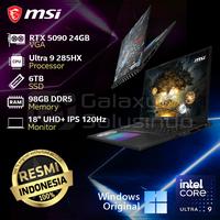 Gambar MSI TITAN 18 HX AI A2XWJG-282ID DRAGON EDITION NORSE MYTH GeForce RTX 5090 Intel Core Ultra 9 285HX 6TB SSD 96GB RAM Notebook Laptop Gaming dari GASOL MALANG undefined 1 Tokopedia