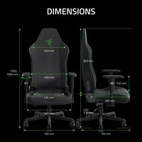 Gambar Razer Iskur V2 X - Black Fabric - Core Ergonomic Wide Seat Dual Density Molded Form Gaming Chair dari TECHAVEN undefined 3 Tokopedia